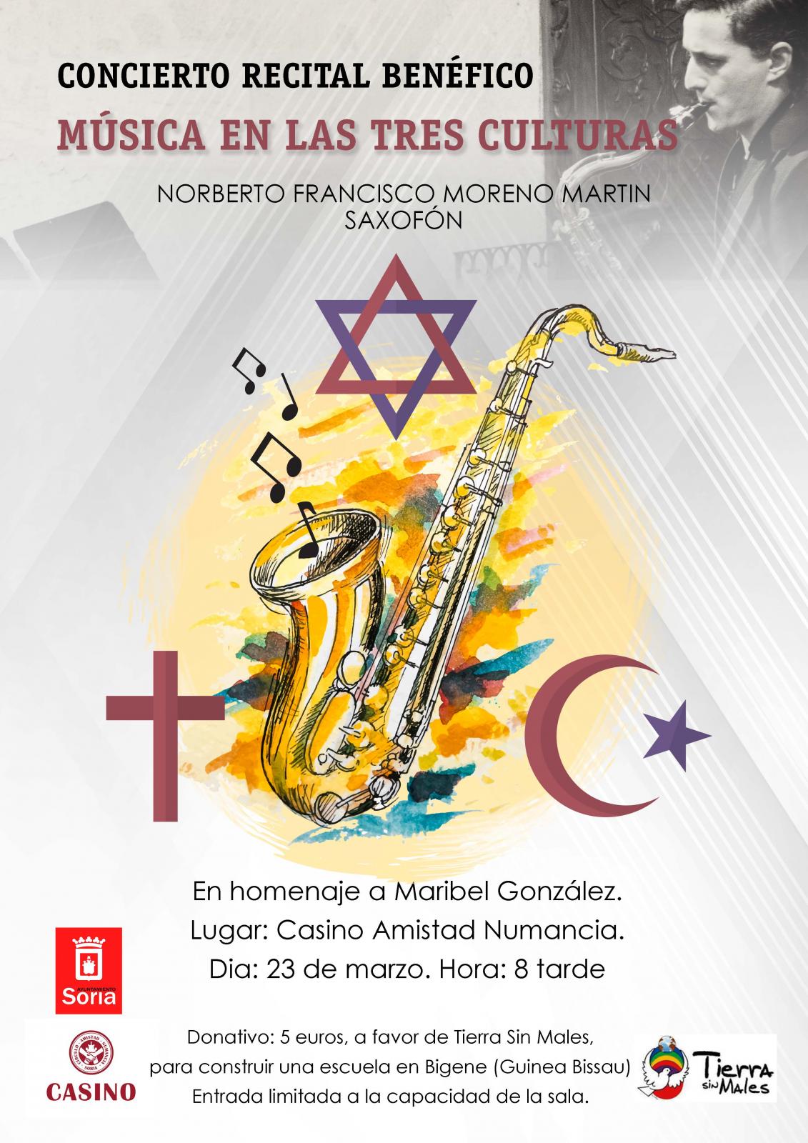 Tierra Sin Males: Tierra Sin Males otorga el título de “mujer solidaria” a Maribel Gonzalez Boldo en el marco de un concierto benéfico de Norberto Moreno.